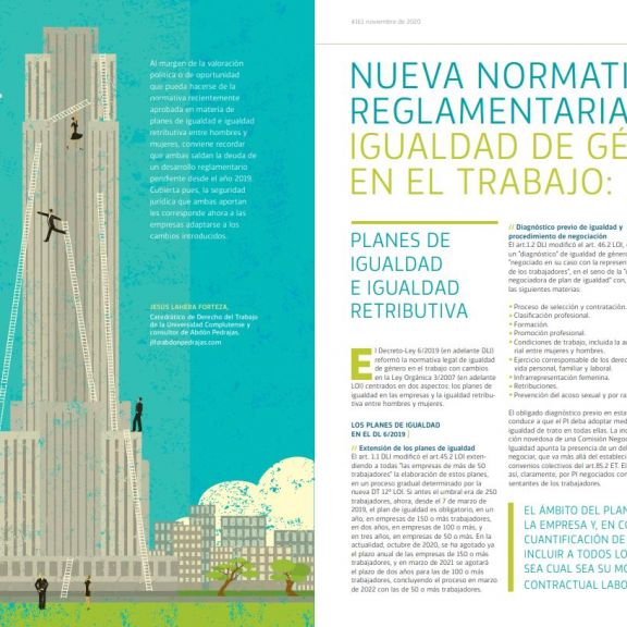 NUEVA NORMATIVA REGLAMENTARIA EN IGUALDAD DE GÉNERO EN EL TRABAJO